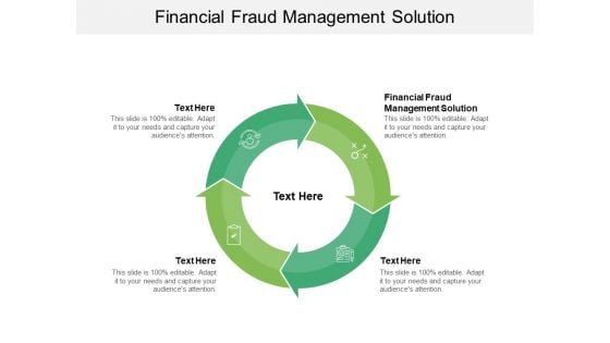 Financial Fraud Management Solution Ppt PowerPoint Presentation Show Cpb Pdf