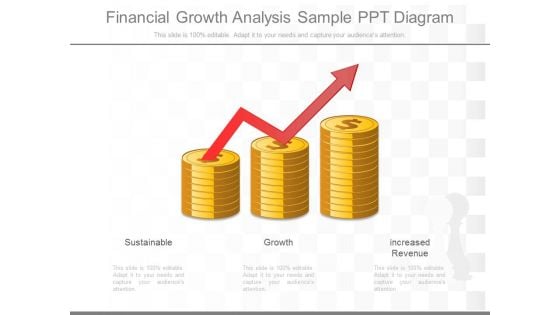 Financial Growth Analysis Sample Ppt Diagram