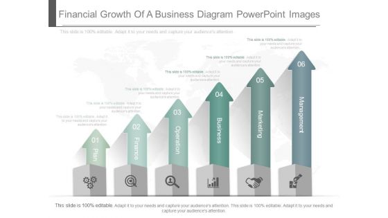 Financial Growth Of A Business Diagram Powerpoint Images