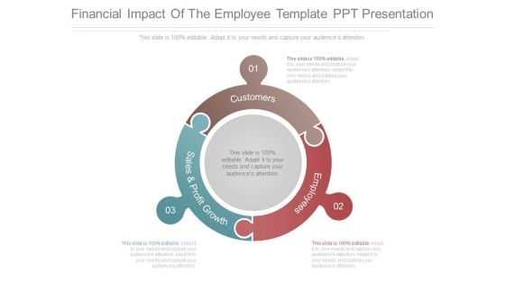 Financial Impact Of The Employee Template Ppt Presentation