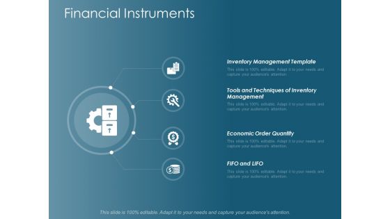 Financial Instruments Management Ppt Powerpoint Presentation Inspiration Show