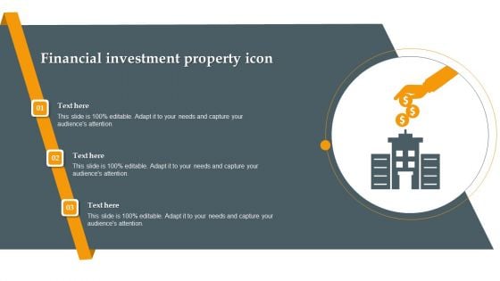 Financial Investment Property Icon Microsoft PDF