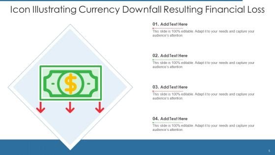 Financial Loss Icon Ppt PowerPoint Presentation Complete With Slides