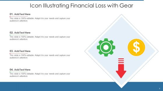 Financial Loss Icon Ppt PowerPoint Presentation Complete With Slides