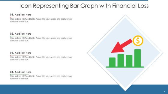 Financial Loss Icon Ppt PowerPoint Presentation Complete With Slides