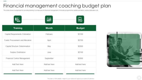 Financial Management Coaching Budget Plan Designs PDF