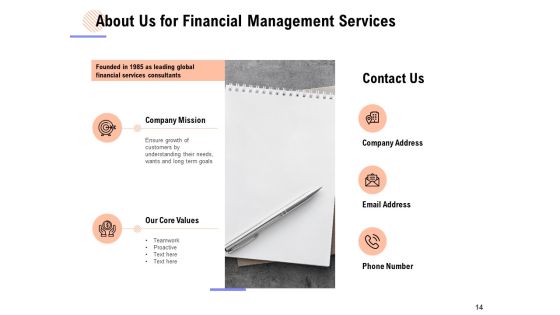 Financial Management Services Proposal Ppt PowerPoint Presentation Complete Deck With Slides Slide14