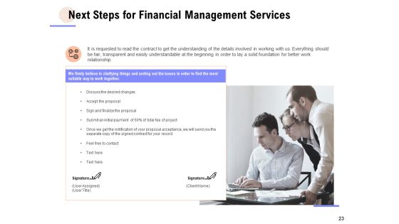 Financial Management Services Proposal Ppt PowerPoint Presentation Complete Deck With Slides Slide23