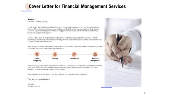 Financial Management Services Proposal Ppt PowerPoint Presentation Complete Deck With Slides Slide02