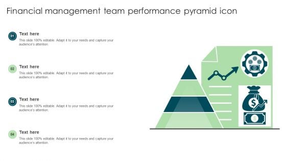 Financial Management Team Performance Pyramid Icon Ideas PDF