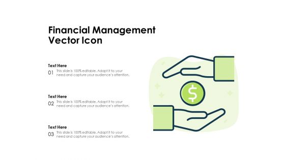 Financial Management Vector Icon Ppt PowerPoint Presentation Layouts Template PDF