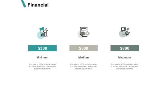 Financial Minimum Maximum Medium Ppt PowerPoint Presentation Show Example