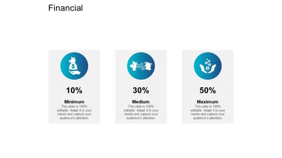 Financial Minimum Medium Maximum Ppt PowerPoint Presentation Outline Diagrams