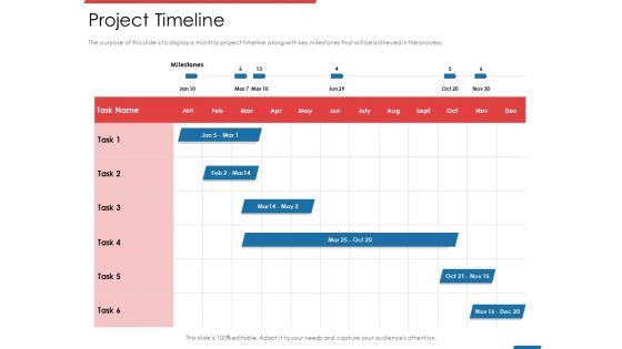 Financial PAR Project Timeline Ppt Layouts Graphics Example PDF