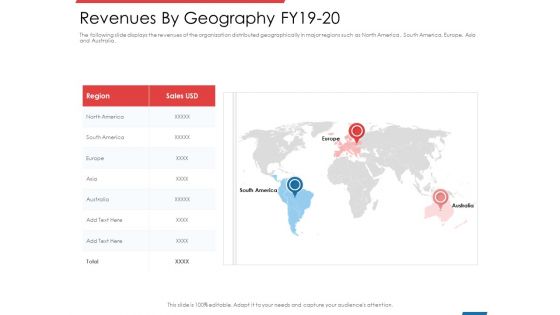 Financial PAR Revenues By Geography FY19 20 Ppt Gallery Guide PDF