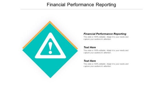 Financial Performance Reporting Ppt PowerPoint Presentation Pictures Format Cpb