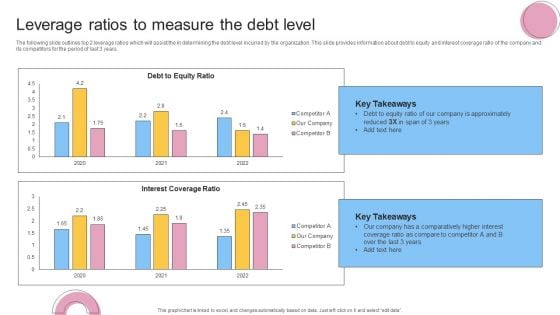 Financial Planning And Examination Plan For Small And Large Enterprises Leverage Ratios To Measure The Debt Level Background PDF