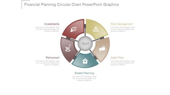 Financial Planning Circular Chart Powerpoint Graphics