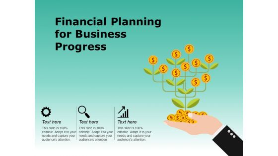 Financial Planning For Business Progress Ppt PowerPoint Presentation Summary Background Images