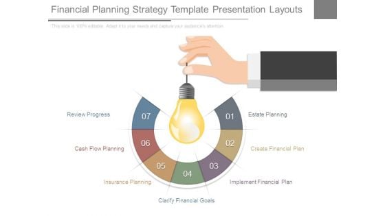 Financial Planning Strategy Template Presentation Layouts