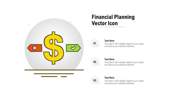 Financial Planning Vector Icon Ppt PowerPoint Presentation Ideas Inspiration PDF