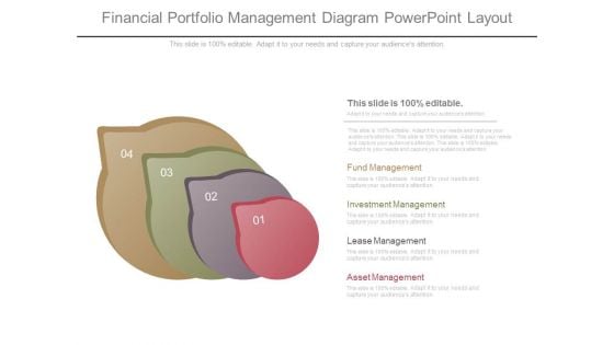 Financial Portfolio Management Diagram Powerpoint Layout