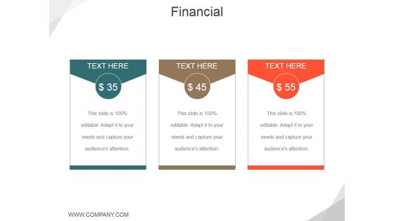 Financial Ppt PowerPoint Presentation Icon Graphics