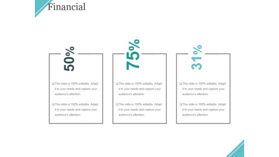 Financial Ppt PowerPoint Presentation Layouts Background Designs