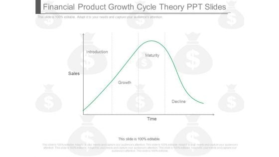 Financial Product Growth Cycle Theory Ppt Slides
