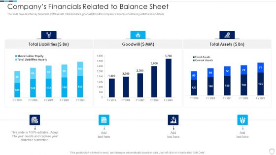 Financial Report Of An IT Firm Companys Financials Related To Balance Sheet Introduction PDF