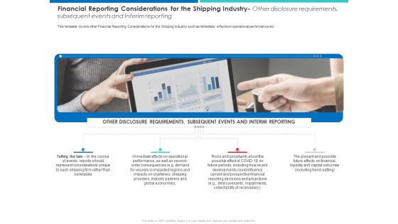 Financial Reporting Considerations For The Shipping Industry Information PDF