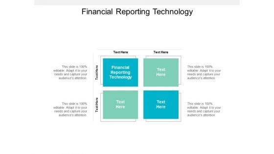 Financial Reporting Technology Ppt PowerPoint Presentation Ideas Layout Ideas Cpb