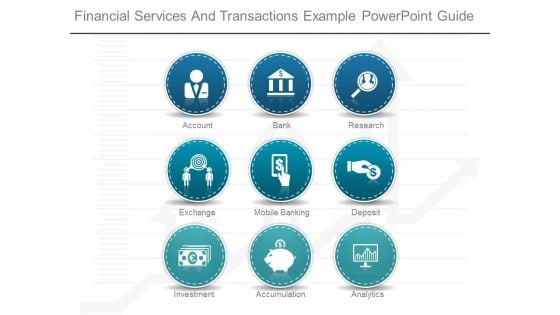 Financial Services And Transactions Example Powerpoint Guide