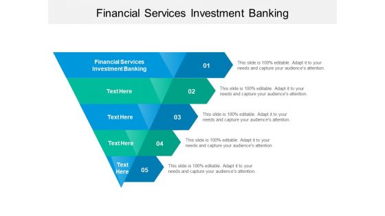 Financial Services Investment Banking Ppt PowerPoint Presentation Summary Good Cpb