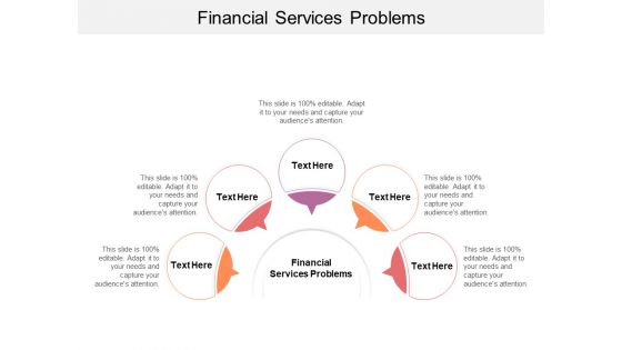 Financial Services Problems Ppt PowerPoint Presentation Slides Portrait Cpb