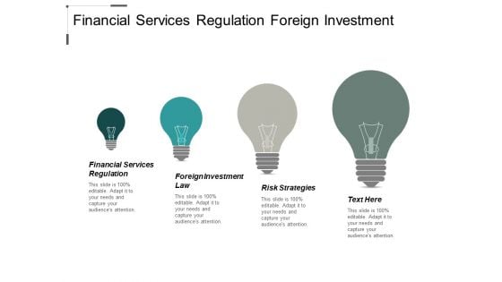 Financial Services Regulation Foreign Investment Law Risk Strategies Ppt PowerPoint Presentation Show Elements