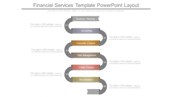 Financial Services Template Powerpoint Layout