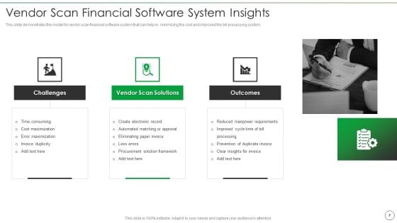 Financial Software Supplier Scan Ppt PowerPoint Presentation Complete Deck With Slides