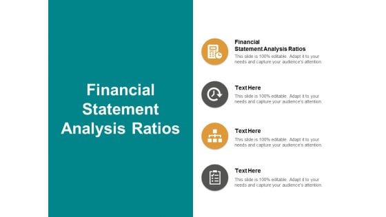 financial statement analysis ratios ppt powerpoint presentation show graphics cpb