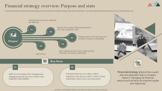 Financial Strategy Overview Purpose And Stats Microsoft PDF