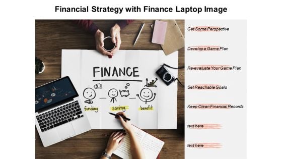 Financial Strategy With Finance Laptop Image Ppt PowerPoint Presentation File Show