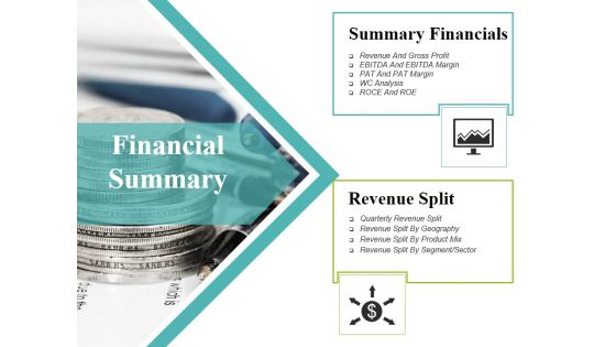 Financial Summary Ppt PowerPoint Presentation Outline Vector