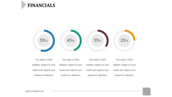 Financials Ppt PowerPoint Presentation Gallery Clipart Images