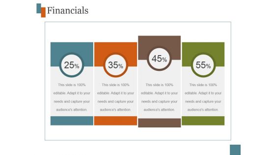 Financials Ppt PowerPoint Presentation Pictures