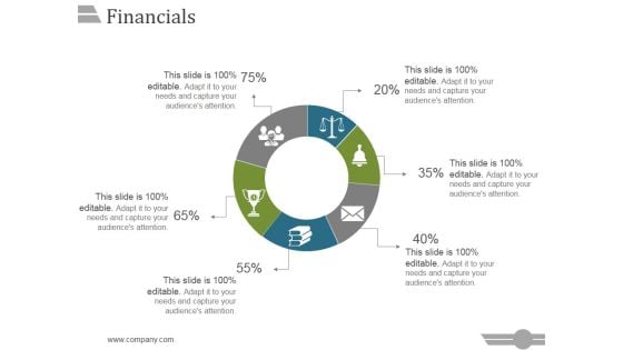 Financials Ppt PowerPoint Presentation Slide