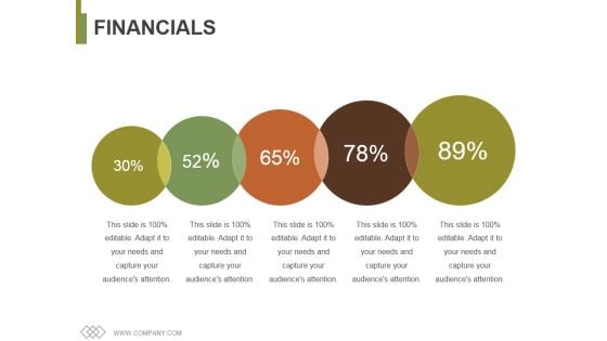 Financials Ppt PowerPoint Presentation Summary Clipart Images