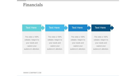 Financials Ppt PowerPoint Presentation Templates