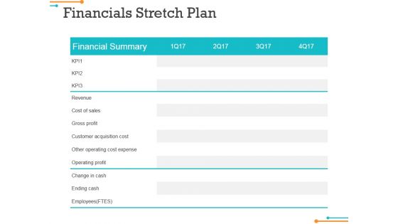 Financials Stretch Plan Ppt Powerpoint Presentation Infographics Background Image