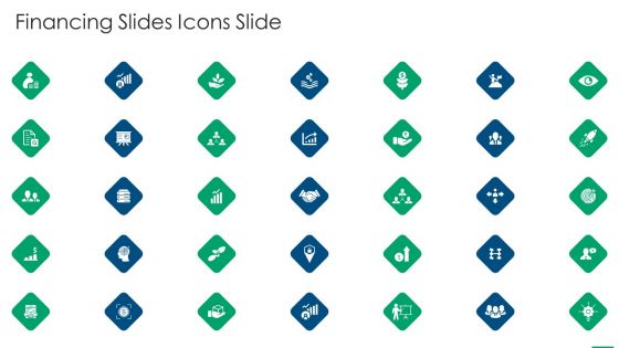 Financing Slides Financing Slides Icons Slide Demonstration PDF