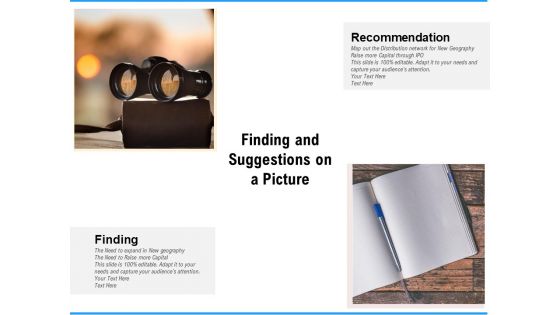 Finding And Suggestions On A Picture Ppt PowerPoint Presentation Portfolio Themes PDF